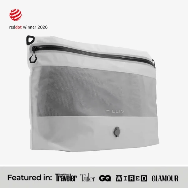 TILLIV Compak Large with Zipper Guard -  Digital White