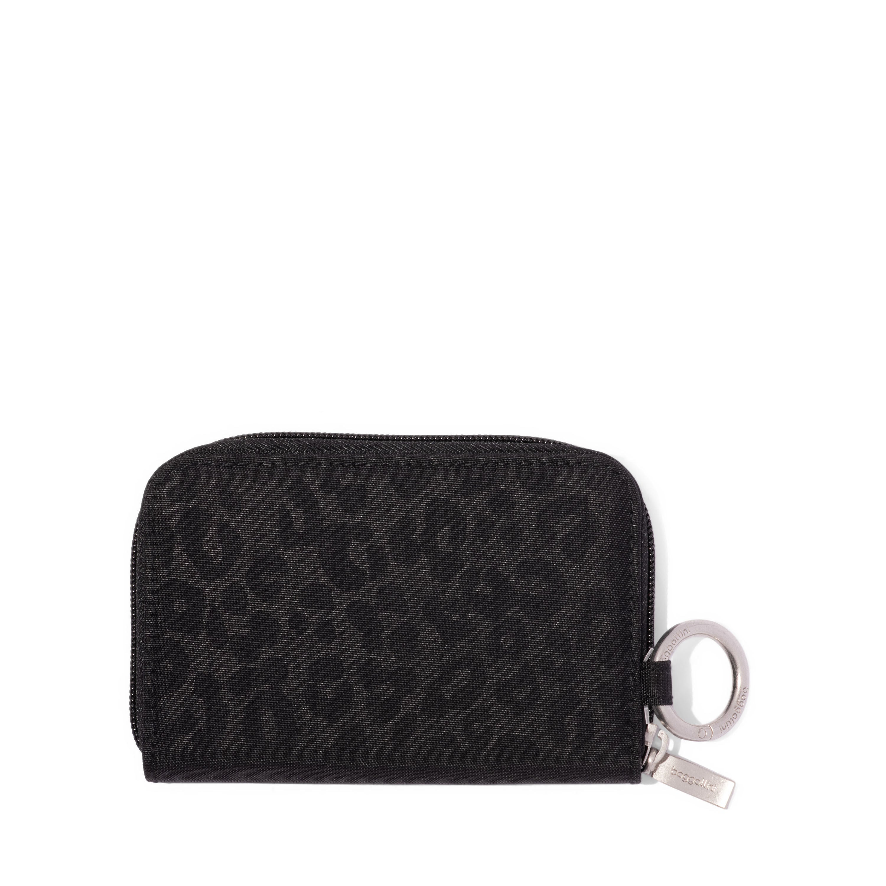 Baggallini Deluxe Card Case - Black Cheetah