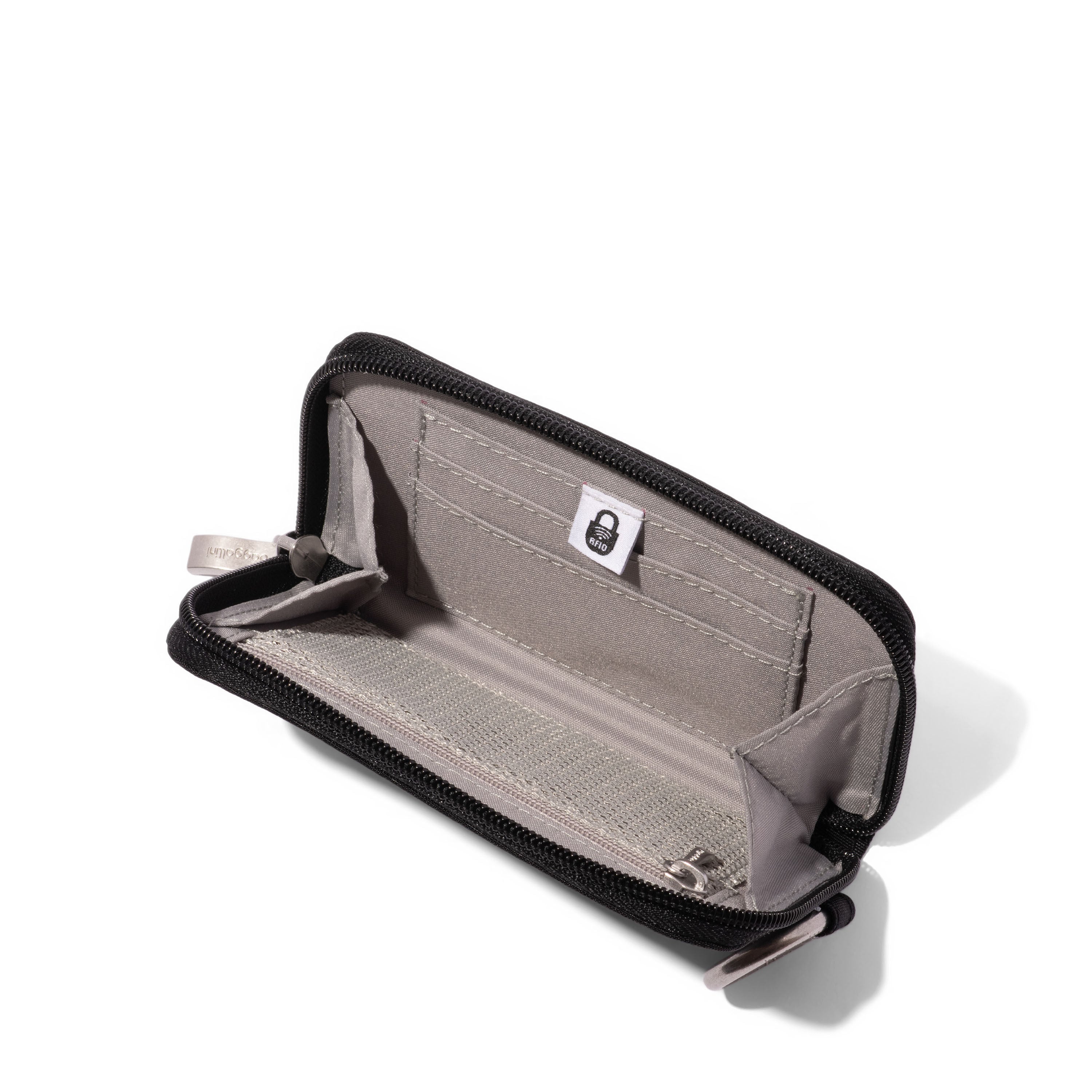 Baggallini Deluxe Card Case - Black Cheetah