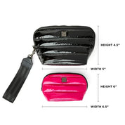 Think Royln Duo Stash - Black Patent/Glossy Fuchsia