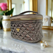 PurseN Getaway Jewelry Case - Bronze  Quilted