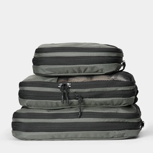 Nomatic 3 Piece Compression Packing Cube Set - Moss