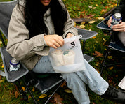 Geckobrands Silicone Pouches 2 Pack -Translucent