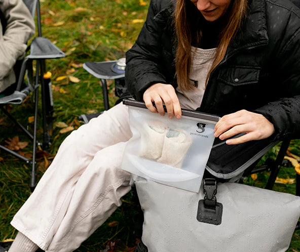 Geckobrands Silicone Pouches 2 Pack -Translucent