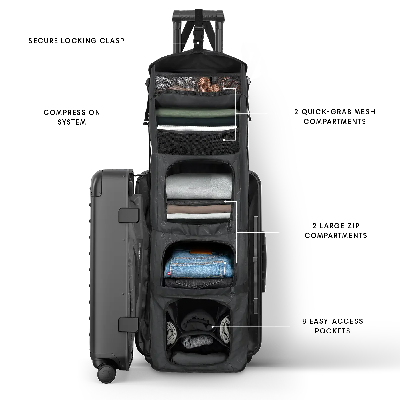 Solgaard Carry-On Closet Original - Black