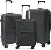 Feelway Luggage 3-Piece Expandable Spinner Luggage Set – 20"/24"/28"