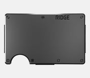 Ridge RFID Wallet 2.0 - Gunmetal Aluminum - Cash Strap