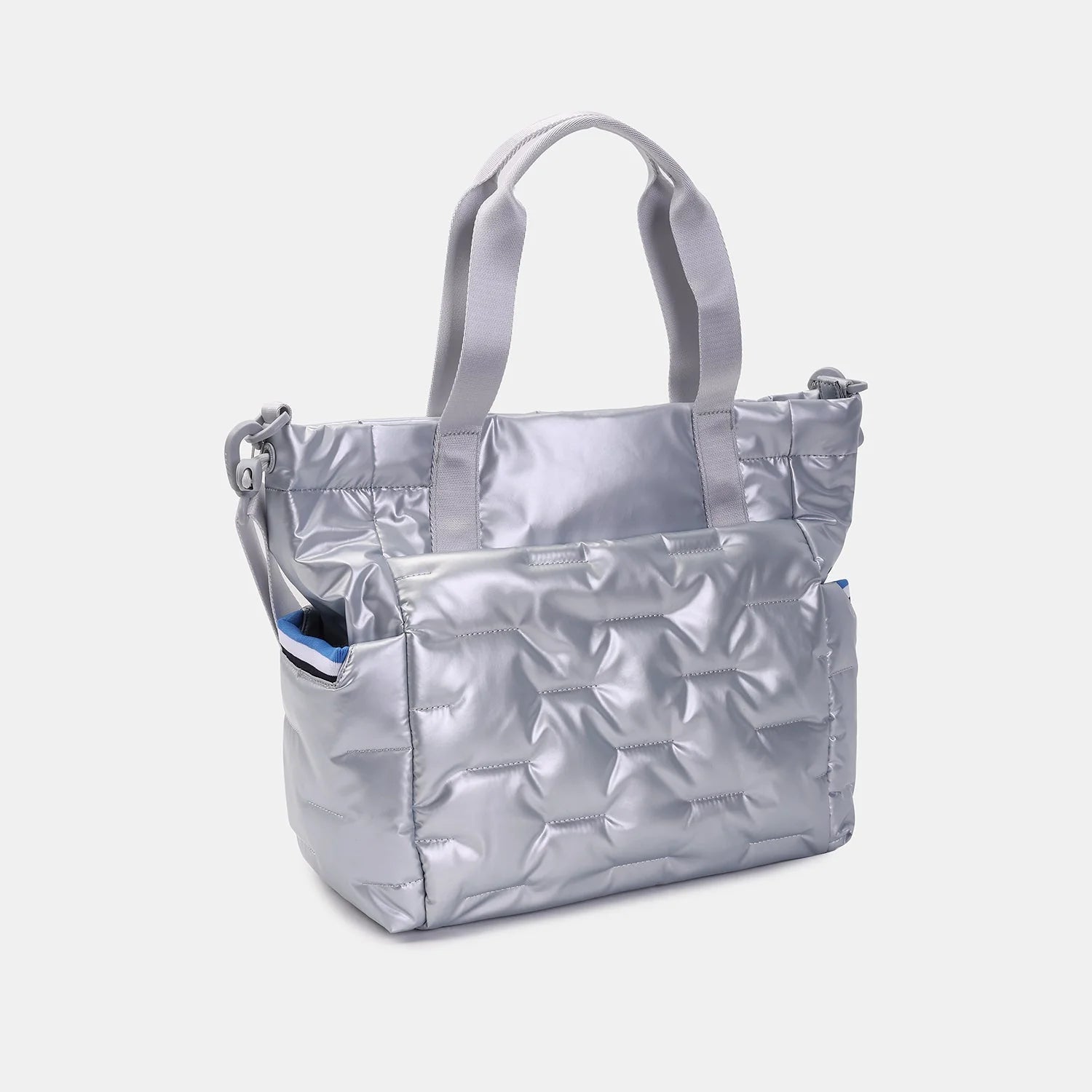 Hedgren Puffer Tote Bag - Pearl Blue