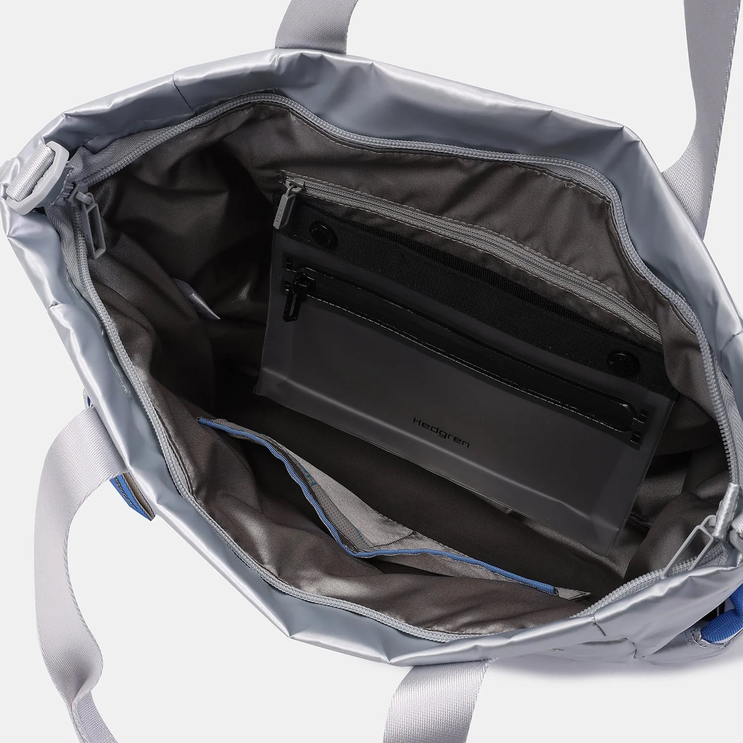 Hedgren Puffer Tote Bag - Pearl Blue