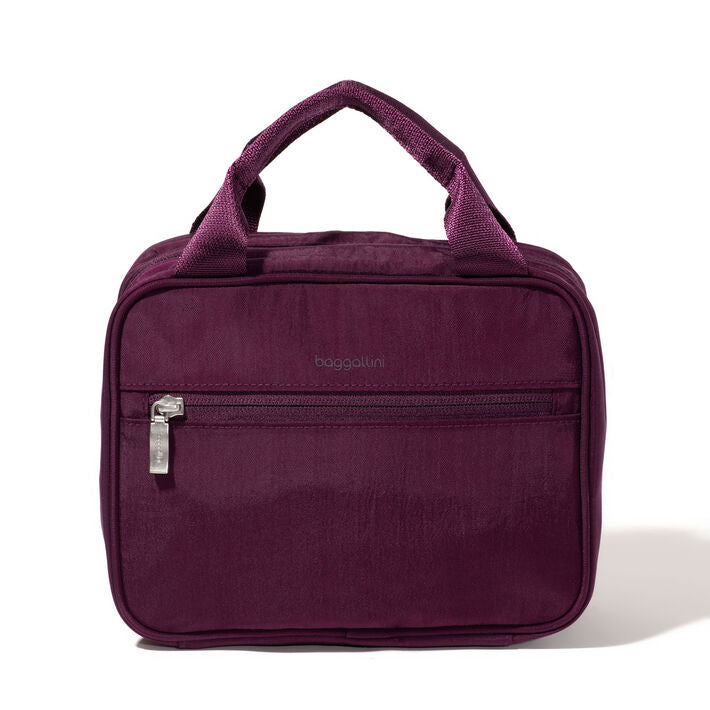 Baggalinni Hanging Travel Toiletry Kit - Mulberry, front view