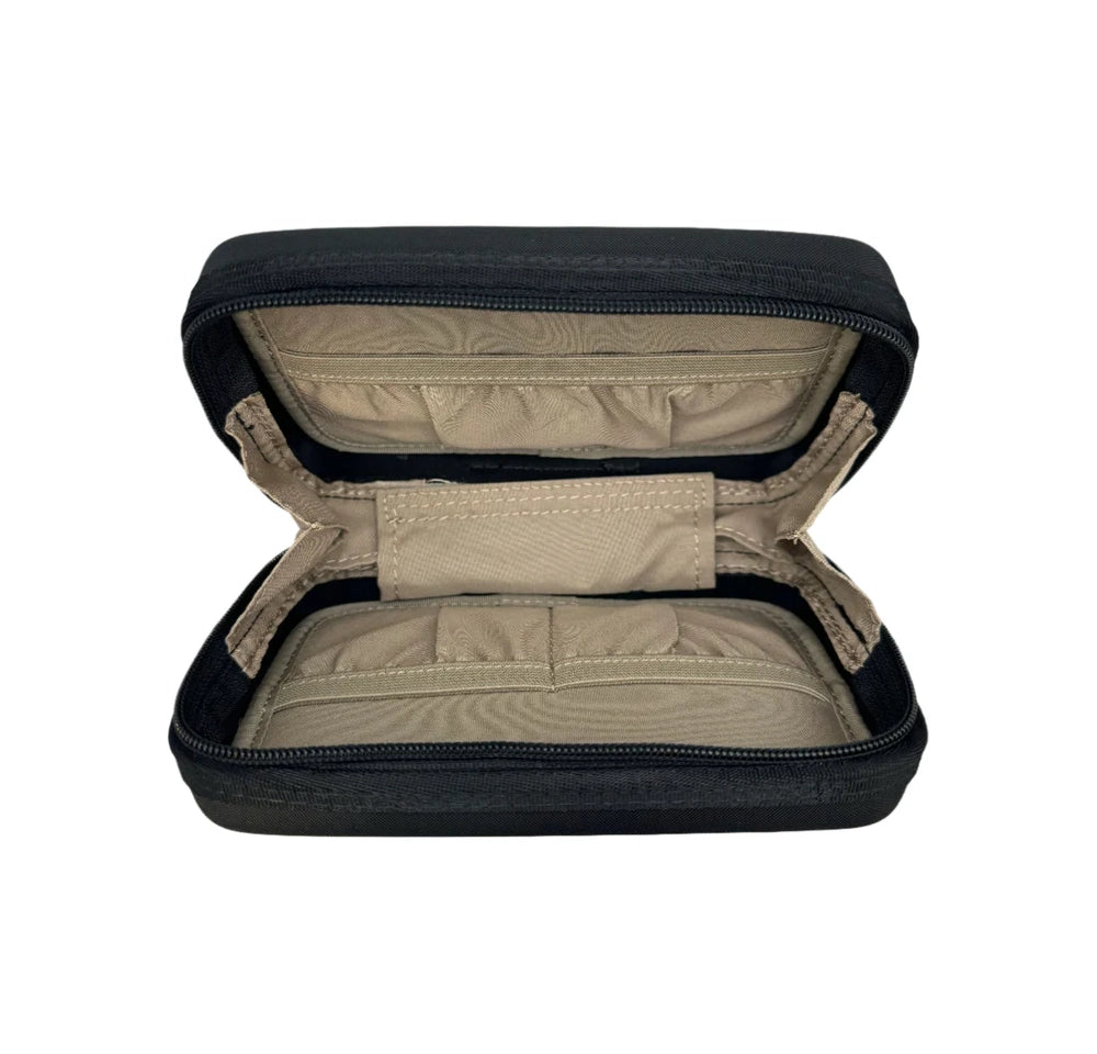 Briggs & Riley Baseline Essential 22" Carry On Expandable Spinner + 3 Packing Cubes + Free Amenities Kit and Monogram – Black