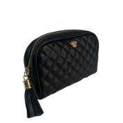 PurseN Small Makeup Case - Timeless Quilted Black