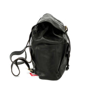 Bosca Small Leather Backpack - Black