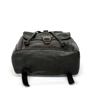 Bosca Small Leather Backpack - Black
