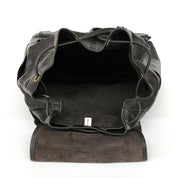 Bosca Small Leather Backpack - Black