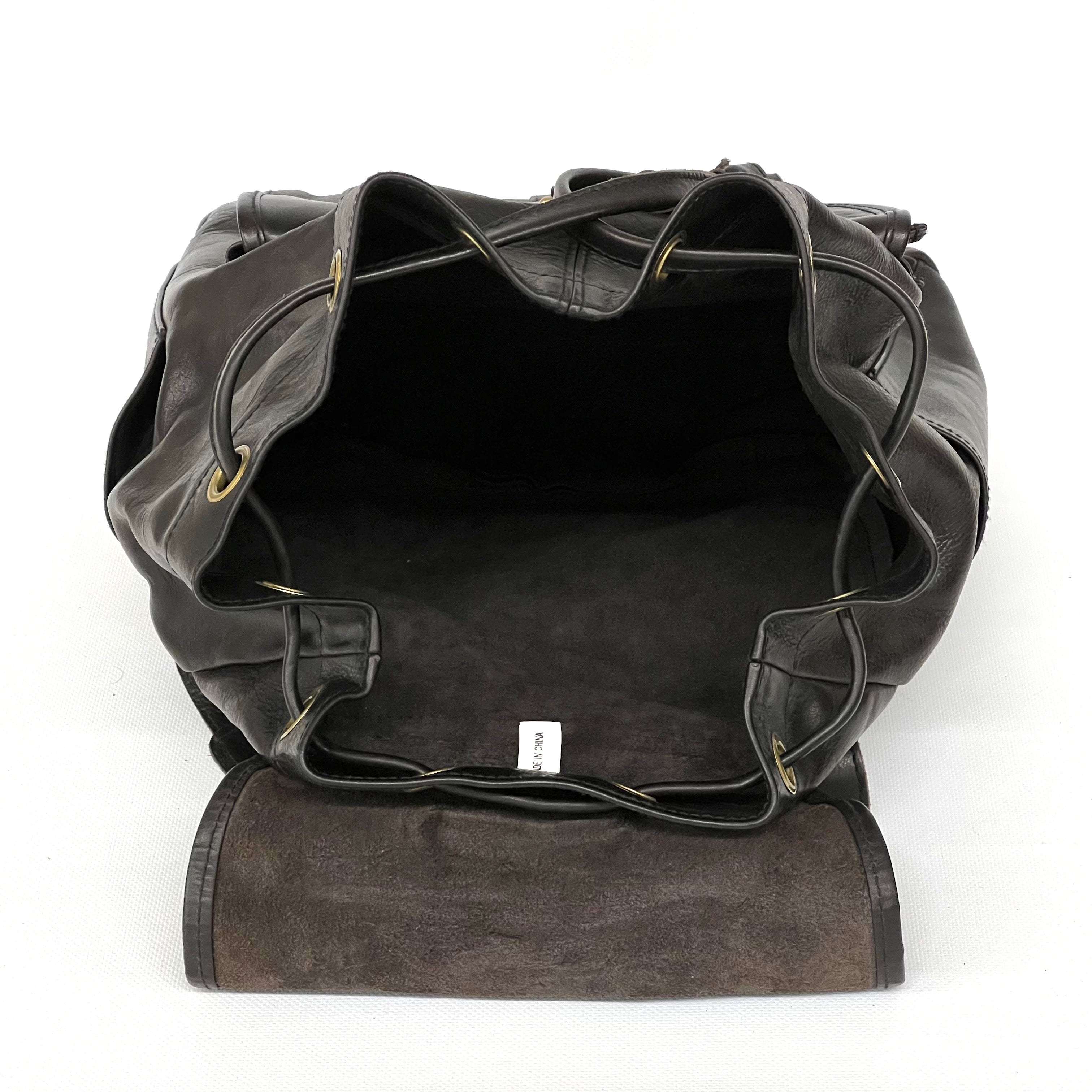 bosca leather backpack Bosca Small Leather Backpack