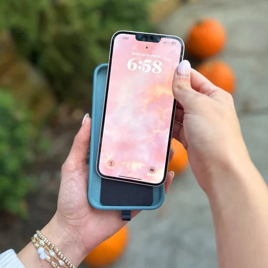 Save The Girls Clip & Go Chain with Pouch - Gunmetal/Black