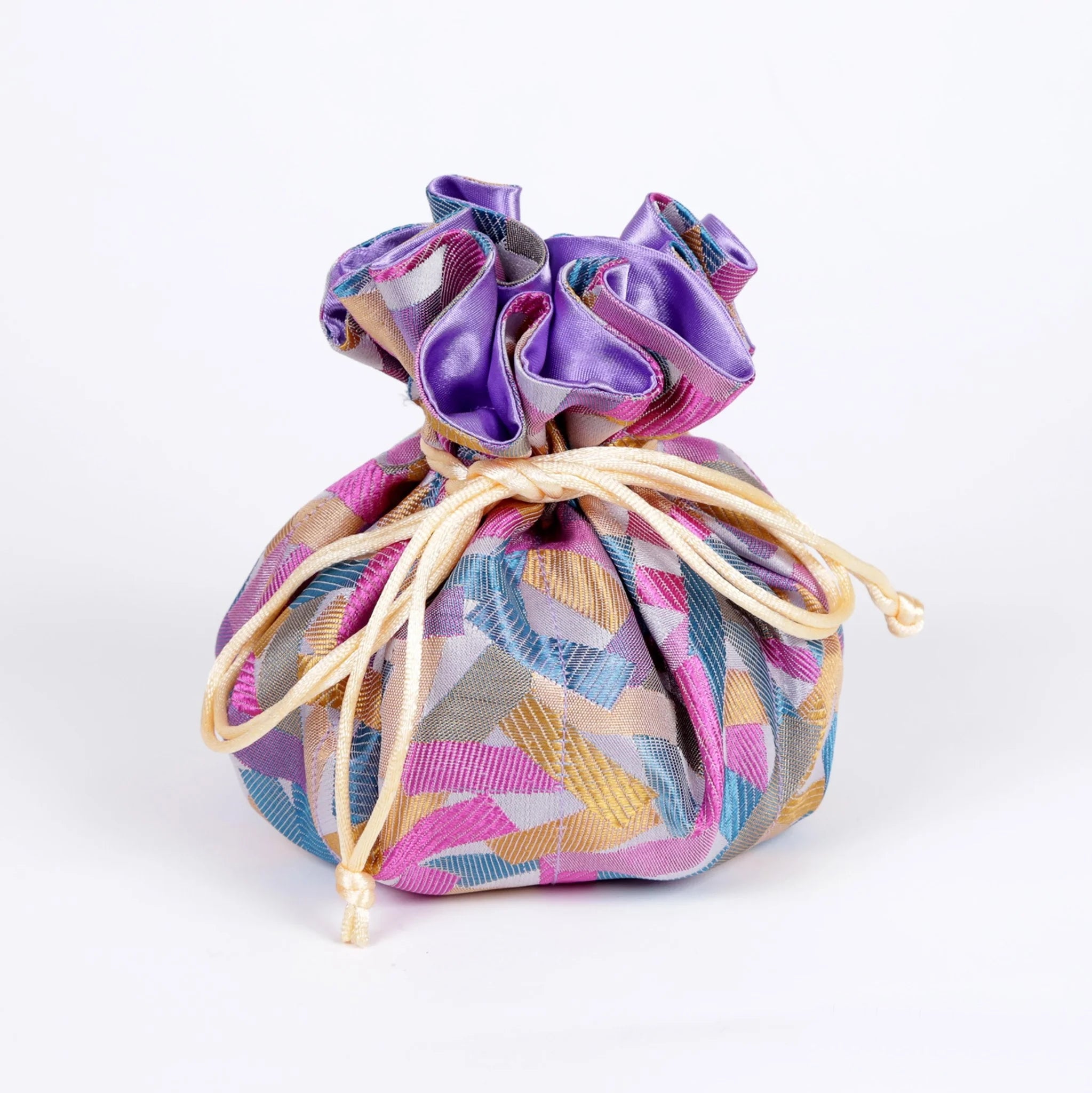 Cathayana Travel Jewelry Pouch – Lavender Confetti