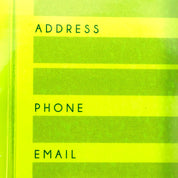 Youneek Acrylic Luggage Tag Green