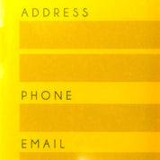 Youneek Acrylic Luggage Tag -  Yellow