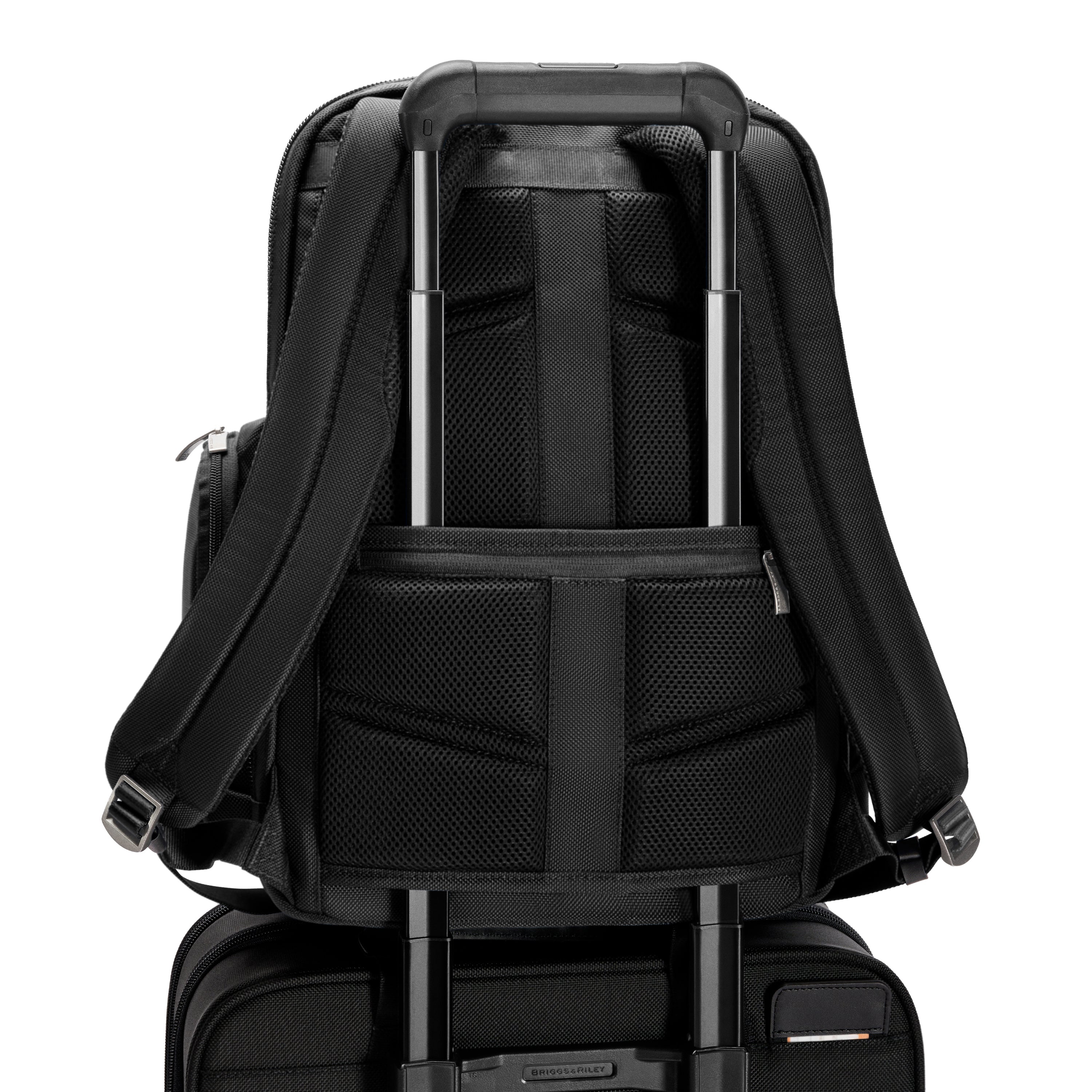 Briggs Riley @Work Medium Widemouth Backpack Black – Irv's Luggage