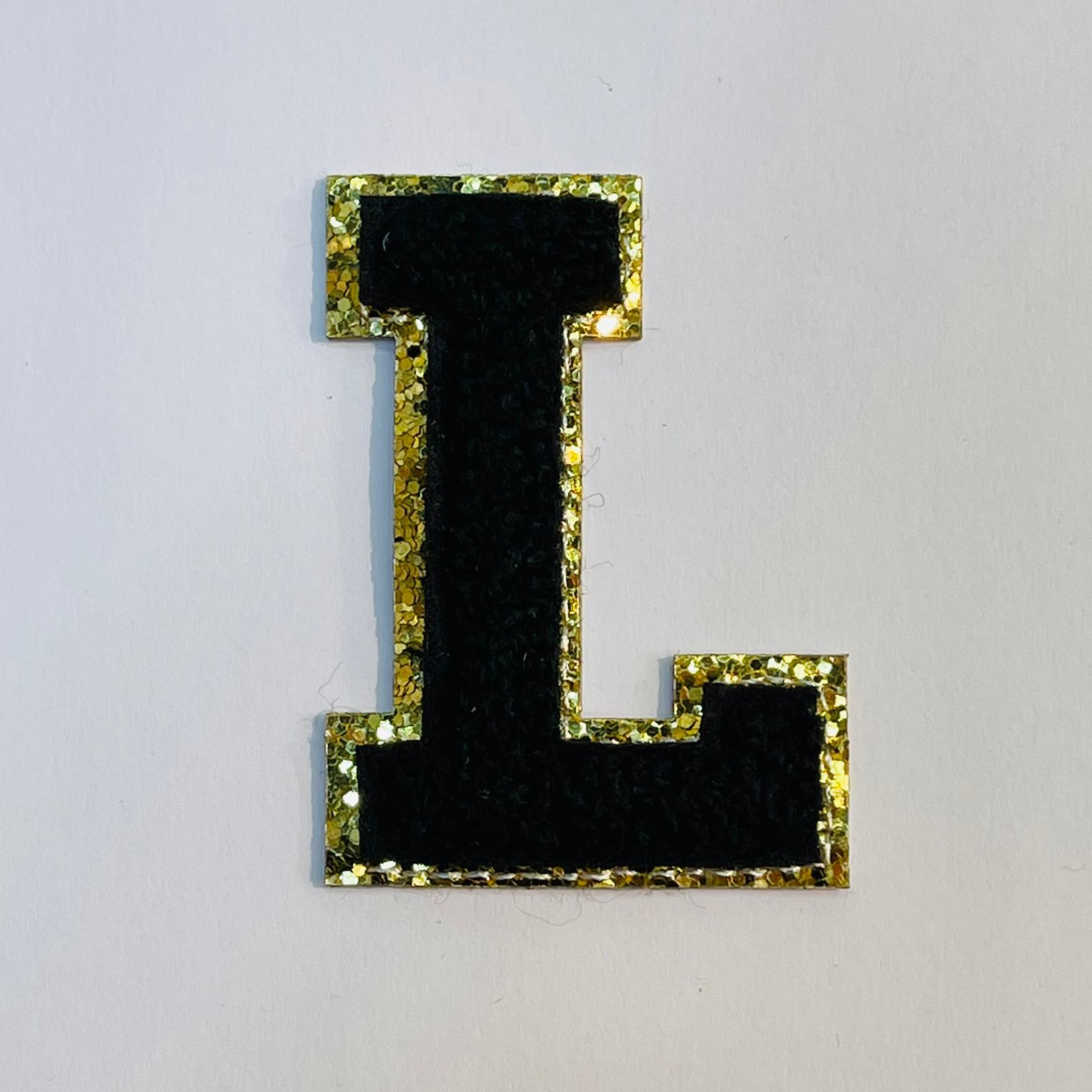 Varsity Letter Patch L - Black – Irv's Luggage