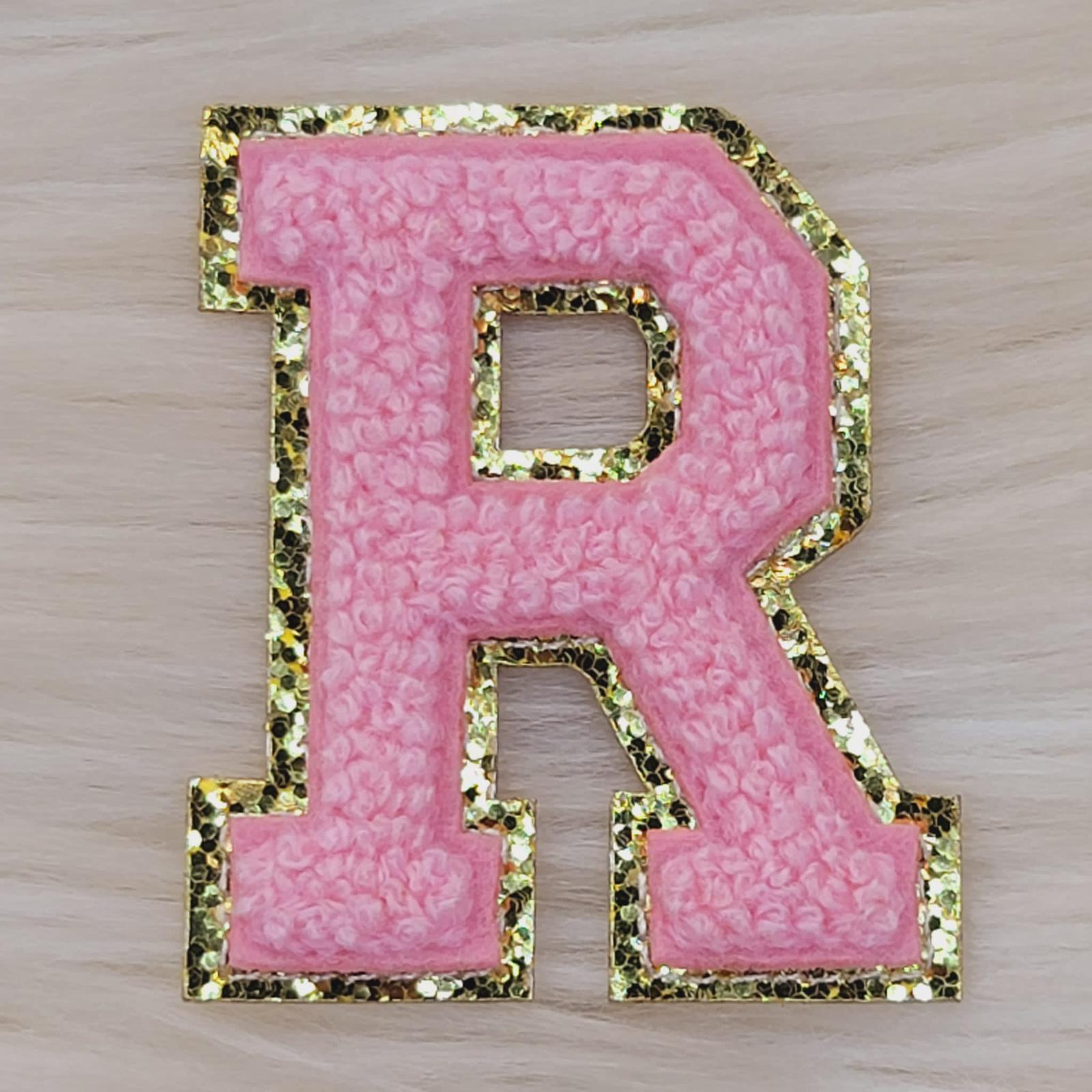 Varsity Letter Patch R - Soft Pink – Irv's Luggage