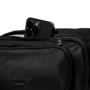 Baggallini On The Go Large Belt Bag Waist - Black Twill