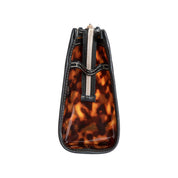Stephanie Johnson Medium Zip Cosmetic Case -Clearly Tortoise