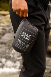 Mac In a Sac Polar Packable Reversible Men's Down Jacket L - Jet Black Charcoal