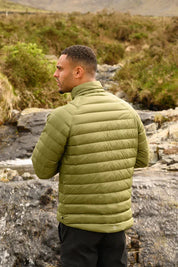 Mac In a Sac Polar Packable Reversible Men's Down Jacket L - Khaki/Black