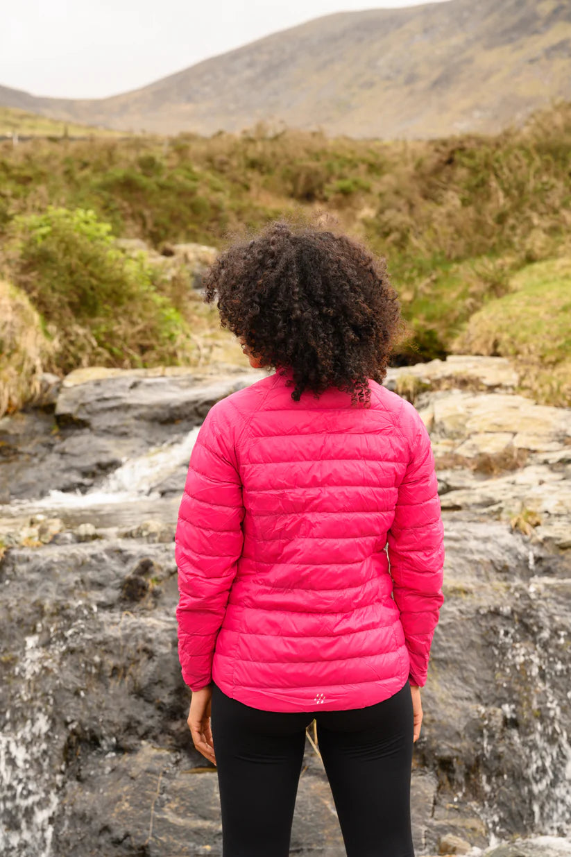 Mac In a Sac Polar Packable Reversible Women's Down Jacket S - Pink Navy