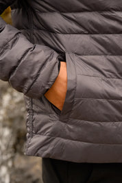 Mac In a Sac Polar Packable Reversible Men's Down Jacket XL - Jet Black Charcoal