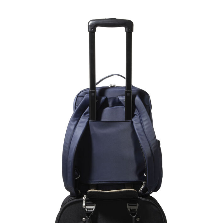 Baggallini Tribeca Expandable Laptop Backpack - French Navy