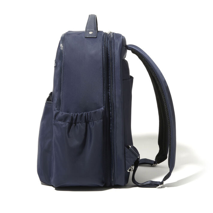 Baggallini Tribeca Expandable Laptop Backpack - French Navy