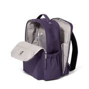 Baggallini Tribeca Expandable Laptop Backpack - Deep Grape Twill