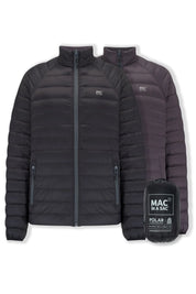 Mac In a Sac Polar Packable Reversible Men's Down Jacket XL - Jet Black Charcoal