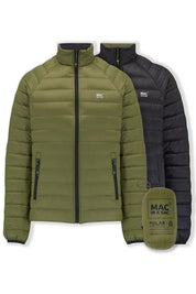 Mac In a Sac Polar Packable Reversible Men's Down Jacket L - Khaki/Black