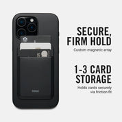 Ridge Wallet  MagSafe Cardholder - Matte Black