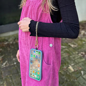 Save The Girls Clip & Go Chain with Pouch - Gunmetal/Black