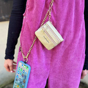 Save The Girls Clip & Go Chain with Pouch - Gunmetal/Black