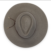 Wallaroo Montecito Packable Sun Hat UPF 50+ - Graphite