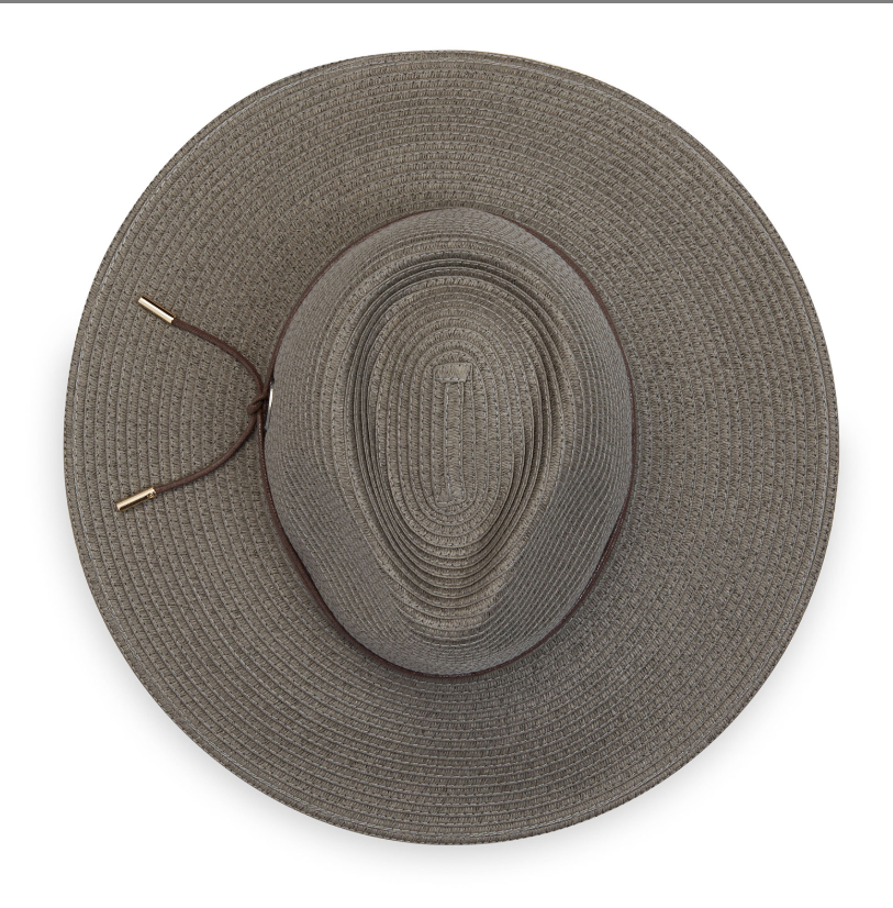 Wallaroo Montecito Packable Sun Hat UPF 50+ - Graphite
