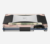 Ridge RFID Wallet - Rose Gold Aluminum