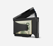 Ridge RFID Wallet - Matte Black Titanium