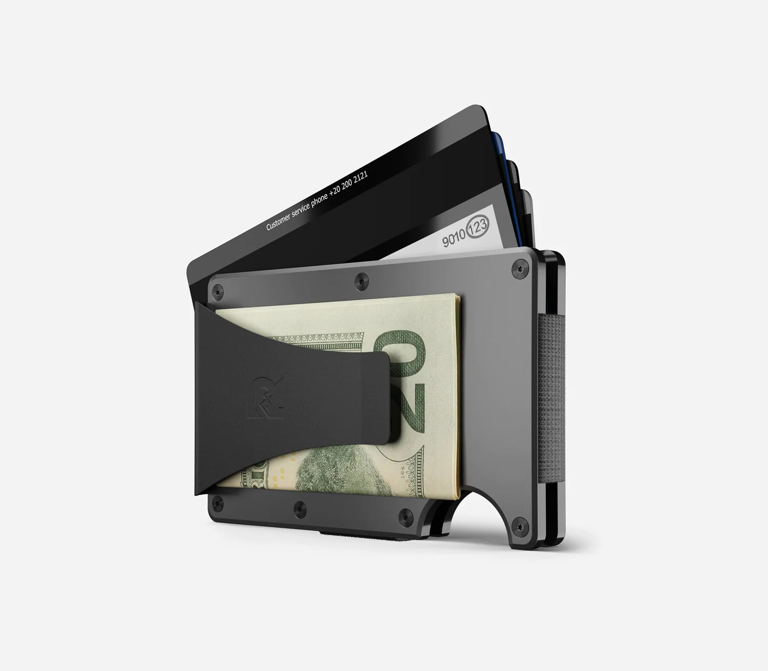 Ridge RFID Wallet - Gunmetal Titanium