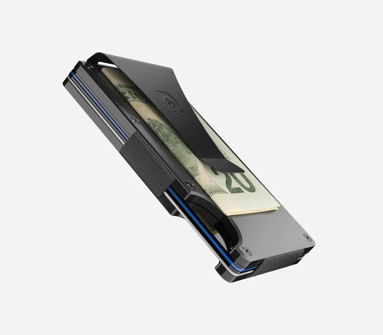 Ridge RFID Wallet - Gunmetal Titanium