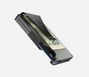 Ridge RFID Wallet - Gunmetal Titanium