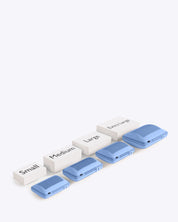 NOBL Travel Compressible 6 Piece Packing Cube Set - Ice Blue