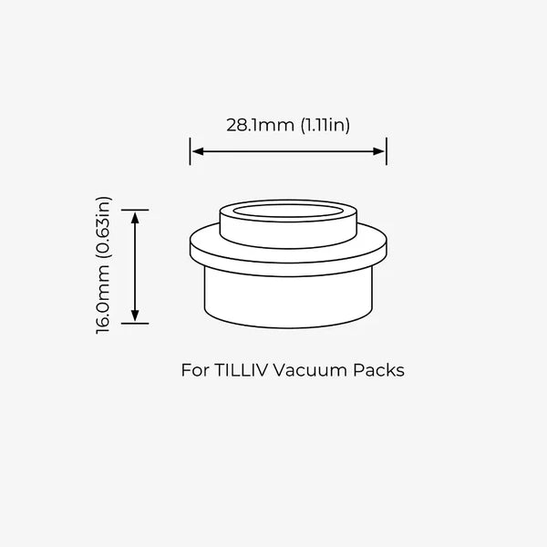 TILLIV Nano Pump for  Vacuum Travel Bags - White
